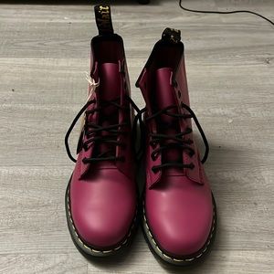 Purple-ish Dr martens.. never worn still had tags